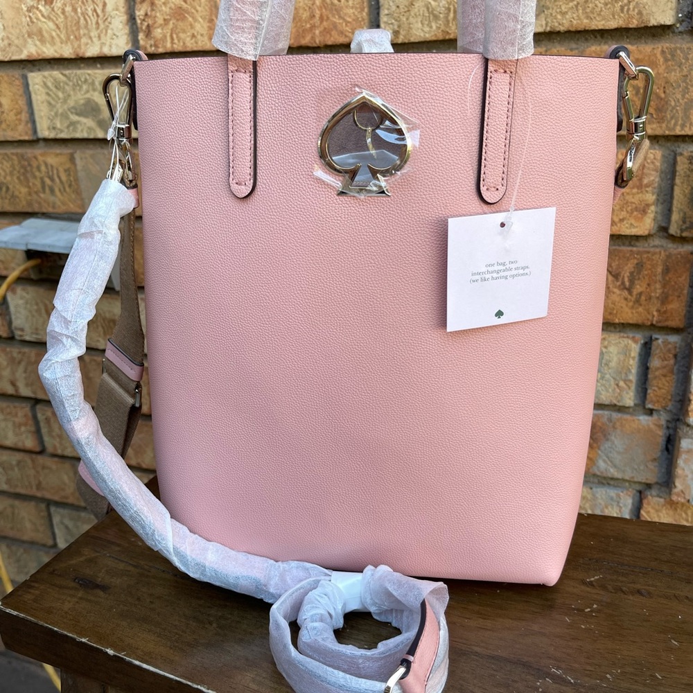Kate Spade ♠️ medium North South Pink Tote Bag